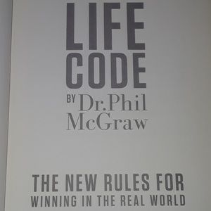 Dr. Phil Book LIFE CODE hard back cover